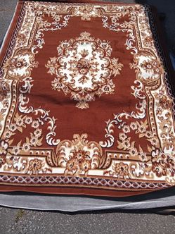 Brown ,Tan and Cream Area Rug