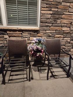 2 porch chairs for sale