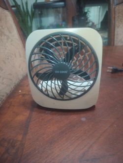 02 Cool Treva  5 inch  Portable Battery  Powered Desk  Fan camping  Fishing  Office 2 Speed 02 Cool Works