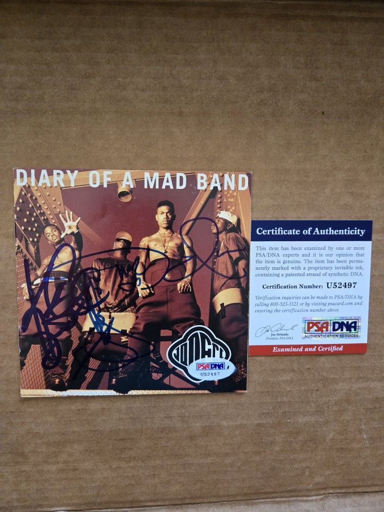 Super Rare Autographed Jodeci Hand Signed CD Booklet With COA $450 OBO