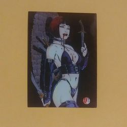 1995 Lady Death Chaos! Comics Chromium Trading Cards Series 2 II #98 Chastity Rookies Subset Krome Productions Chrome Art Vintage Card Collectible
