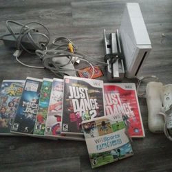 Wii System With Games