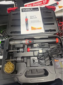 Electric cordless solder gun