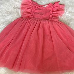 Cat & Jack Pink Ruffle Toddler Dress *5T