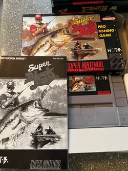 Super Black Bass SNES Complete in Box