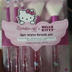Hello Kitty Make Up Brush Set 