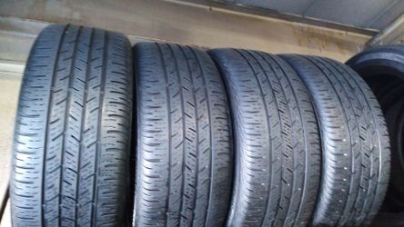 Four continental tires for sale 205/45/17