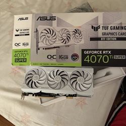 ASUS TUF RTX 4070 Ti SUPER OC – BTF Edition (White)