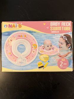 NAI-B Baby Neck Swim Tube - cute hamster print! 💖