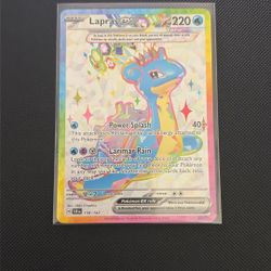 Pokemon Lapras EX Full Art 158/142 