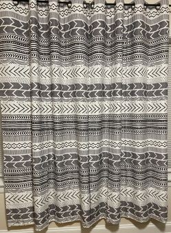 Black and White Curtains