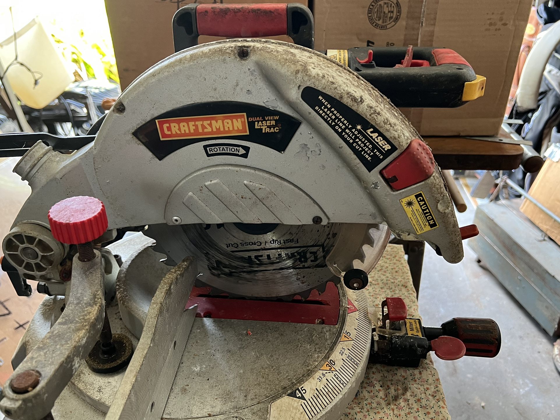 Craftsman Miter Saw With 10 Inch Blade And Laser 