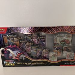 3x Paldean Fates Great Tusk Iron Tread Collection