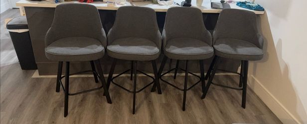 FIRAVOE Bar Stools Set of 4