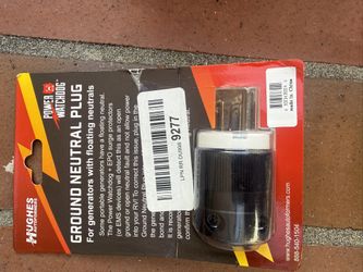 Hughes Autoformers Power Watchdog Ground Neutral Plug NEMA 5-15 125V/15A