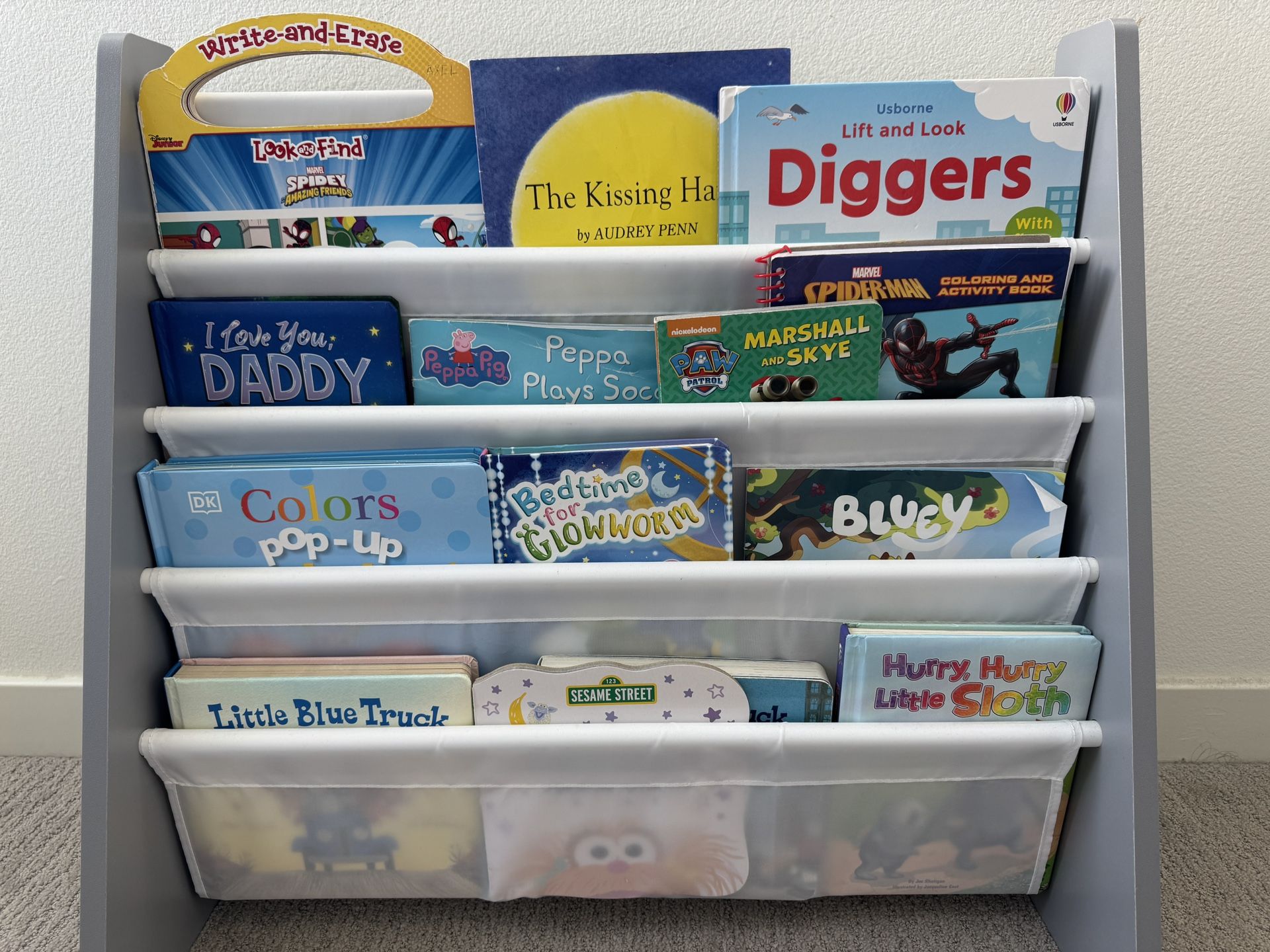 4-Tier Book Rack for Toddler/ Kids