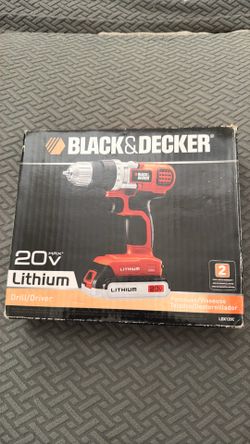Black & Decker 20V Lithium Battery Drill / Driver