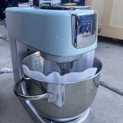 Stand Mixer 5.3QT XL Large, 4.5" LED Touch Screen Electric Household Stand Up Mixer, Standing Mixer 11-Speed, Dough Cake Bread Mixer - Lake Green