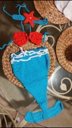 Mermaid infant outfit