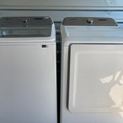 Samsung 7.4 cu. ft. Gas Dryer & Matching Top Load Washer Set - $500