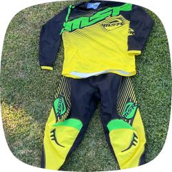 MSR Axxis motocross jersey and pants combo