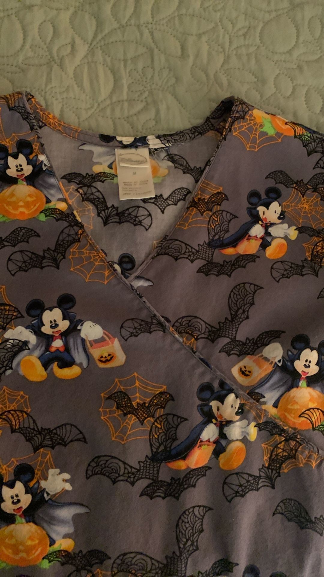 Ladies Scrub Top Disney