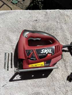 Skil Variable Speed Orbital Jig Saw-4380- Like New-3.7 Amp, Blades, 8’ Cord