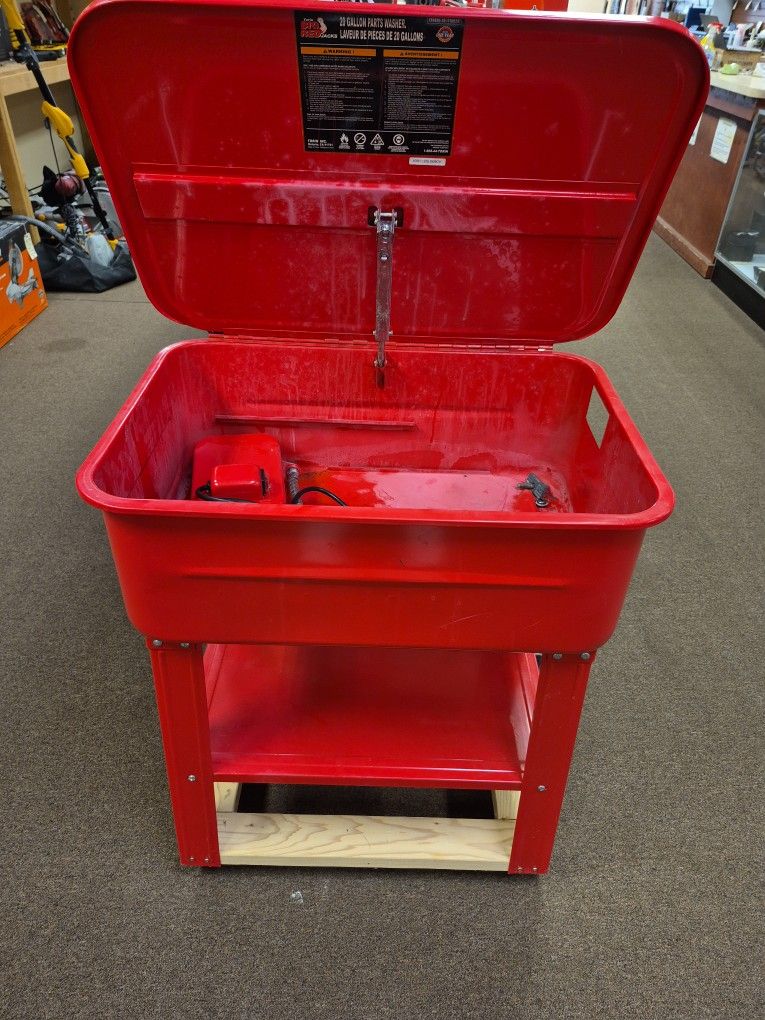 Torin Big Red Jacks 20 Gallon Parts Washer