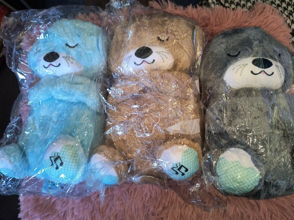 Soothe And Snuggle Otter Plush New