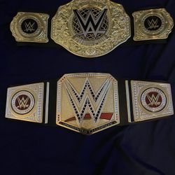 World Heavyweight Championship & Undisputed WWE Championship Toy Belts