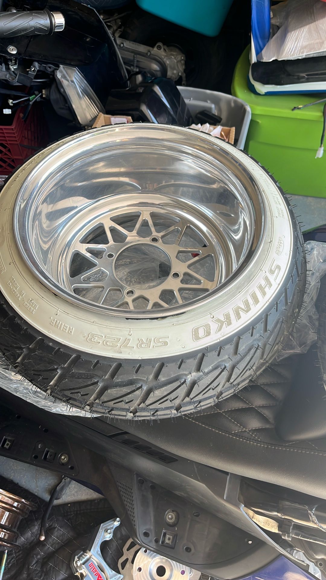 Gy6 Wheelset 12”x8 /12”x4 -hubs & Rotor Sold Separate
