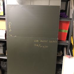 2 Mirrors with  bottom aluminum frame.