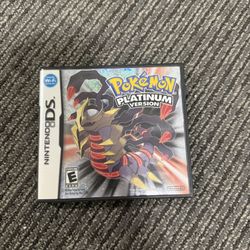 Authentic pokemon platinum + box