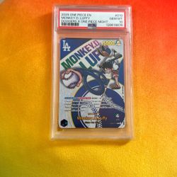 Dodgers Luffy Psa 10