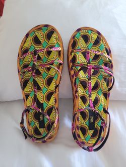 Zara Multicolored Sandal Size 41