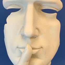 Famous sculpture The Shush Artist  Vitruvian Collection Original