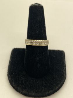 LADIES DIAMOND RING 14KT YELLOW GOLD, SIZE 7, .57ctw NATURAL DIAMOND, 4.2 GRAMS 