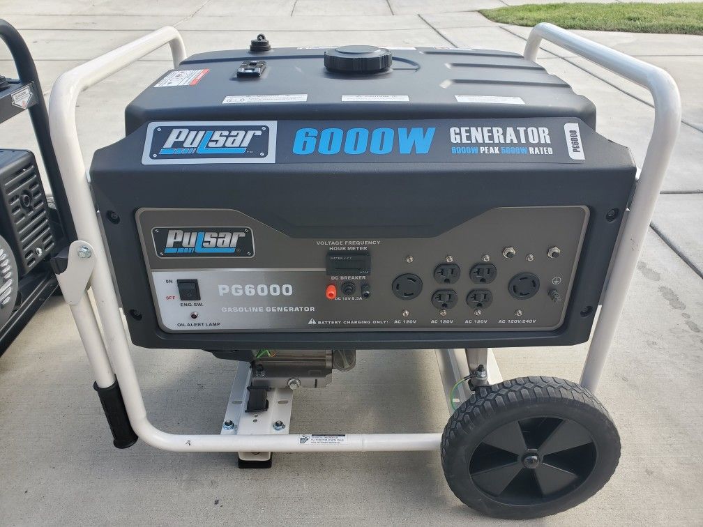 6000 WATT PULSAR GENERATOR LIKE NEW