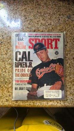 May 1992 issue of SPORT Magazine featuring Baltimore Orioles baseball legend Cal Ripken Jr. on the cover, subtitled "Pride of the Orioles