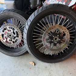 21” X 18” From And Back Rims 