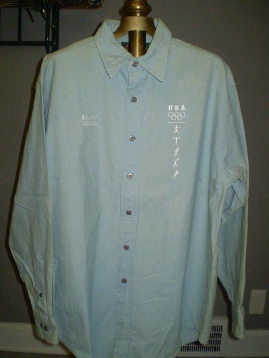 BMW Olympic Light Denim Long Sleeve Shirt