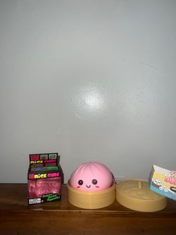 Pink Needoh and dumpling bundle