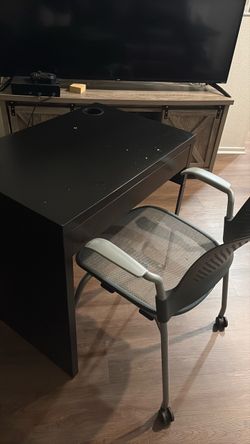 Desk and chair