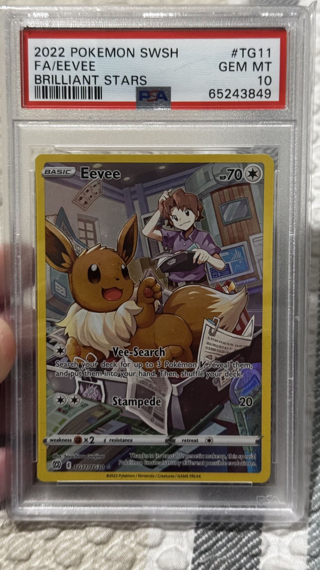 Eevee TG11 PSA 10