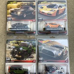 Hot Wheels  Premium Diecast Cars Scale 1:43  (Valencia) $20 Each One