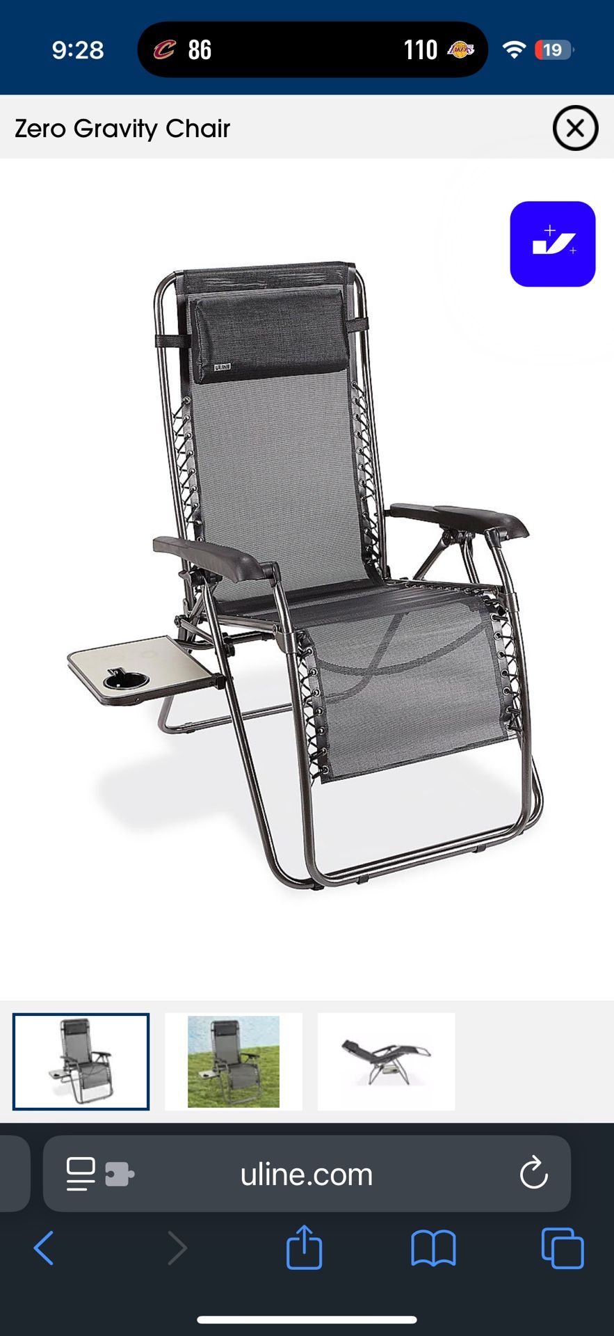 Zero Gravity Chair