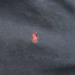 Youth Large Black Polo Zip-up