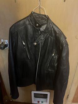 Mens Motorcycle Jacket Size L Wilsons