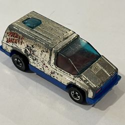 Vintage 1981 Hot Wheels The Heroes Silver Surfer Inside Story Van Loose