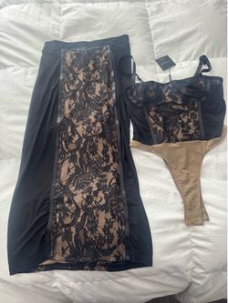 JLUX LABEL SEXY LACE SKIRT AND TOP